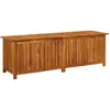 vidaXL Boîte de rangement de jardin 175x50x58 cm Bois d'acacia solide
