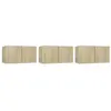 vidaXL Meubles TV suspendus 3 pcs Chêne sonoma 60x30x30 cm