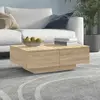 vidaXL Table basse Chêne sonoma 90x60x31 cm Aggloméré