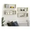 vidaXL Étagères cube murales 4 pcs Chêne sonoma 80x15x26,5cm Aggloméré