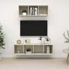 vidaXL Vidaxl Ensemble De Meubles Tv 2 Pcs Chêne Sonoma Bois D'ingénierie