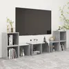 vidaXL Vidaxl Ensemble De Meubles Tv 6 Pcs Gris Béton Bois D'ingénierie