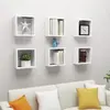 Non communiqué vidaXL Étagères cube murales 6 pcs Blanc 30x15x30 cm