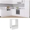 Vidaxl armoire à four blanc 60x46x81,5 cm bois d’ingénierie 802497