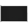 vidaXL Auvent latéral rétractable de patio 220x300 cm Noir