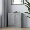 vidaXL Bibliothèque Gris béton 82,5x30,5x80 cm Aggloméré