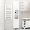 Vidaxl - Armoire de salle de bain Blanc 30x30x179 cm Bois d'ingénierie
