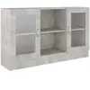 vidaXL Vidaxl Armoire ¿¿ Vitrine Gris B¿¿Ton 120x30,5x70 Cm Agglom¿¿R¿¿