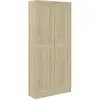 vidaXL Bibliothèque Chêne sonoma 82,5x30,5x185,5 cm Aggloméré