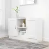vidaXL Buffet Blanc 120x30,5x70 cm Aggloméré