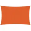 vidaXL Voile d'ombrage 160 g/m² Orange 2x3 m PEHD