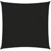vidaXL Voile d'ombrage 160 g/m² Noir 2x2 m PEHD