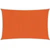 vidaXL Voile d'ombrage 160 g/m² Orange 3,5x4,5 m PEHD