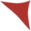 vidaXL Voile d'ombrage 160 g/m² Rouge 3,5x3,5x4,9 m PEHD