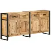 vidaXL Buffet 172x35x80 cm Bois de manguier massif