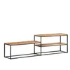 vidaXL Meuble TV 180x30x50 cm Bois d'acacia massif