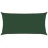 vidaXL Voile d'ombrage 160 g/m² Vert foncé 3x6 m PEHD