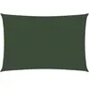 vidaXL Voile d'ombrage 160 g/m² Vert foncé 4x5 m PEHD