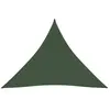 vidaXL Voile d'ombrage 160 g/m² Vert foncé 5x5x5 m PEHD