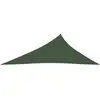 vidaXL Voile d'ombrage 160 g/m² Vert foncé 4x5x6,8 m PEHD
