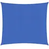 vidaXL Voile d'ombrage 160 g/m² carré bleu 4x4 m PEHD