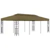 vidaXL Chapiteau 6x3 m Taupe 180 g/m²