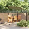 vidaXL Auvent de parasol 3x2,4 m Taupe 180 g/m²