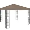 vidaXL Vidaxl Belvédère 3x3 M Taupe