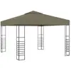 GENERIQUE vidaXL Chapiteau de jardin 3x3 m Taupe 180 g/m²