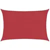 vidaXL Voile d'ombrage 160 g/m² Rouge 5x6 m PEHD