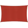 vidaXL Voile d'ombrage 160 g/m² Rouge 2x4 m PEHD