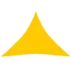 vidaXL Voile d'ombrage 160 g/m² Jaune 3,6x3,6x3,6 m PEHD