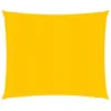 vidaXL Voile d'ombrage 160 g/m² Jaune 3x3 m PEHD