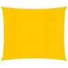 vidaXL Voile d'ombrage 160 g/m² Jaune 2,5x2,5 m PEHD