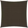 vidaXL Voile d'ombrage 160 g/m² Marron 5x5 m PEHD