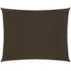 vidaXL Voile d'ombrage 160 g/m² Marron 2x3,5 m PEHD