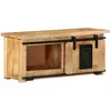 vidaXL Meuble TV 90x35x40 cm Bois massif de manguier