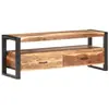 vidaXL Meuble TV 120x35x45 cm Bois massif avec finition miel