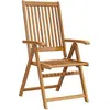 vidaXL Chaises pliables de jardin 3 pcs Bois d'acacia solide