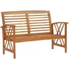 vidaXL Banc de jardin 119 cm bois d'acacia solide