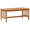 vidaXL Table basse 102x50x43 cm Bois d'acacia solide