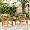vidaXL Chaises de jardin 2 pcs Bois d'acacia massif