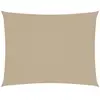 vidaXL Voile de parasol tissu oxford rectangulaire 4x5 m beige