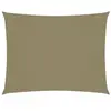 vidaXL Voile de parasol tissu oxford rectangulaire 3,5x4,5 m beige