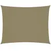 vidaXL Voile de parasol tissu oxford rectangulaire 6x7 m beige