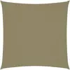 vidaXL Voile de parasol tissu oxford carré 2,5x2,5 m beige