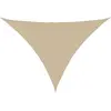 vidaXL Voile de parasol tissu oxford triangulaire 3,5x3,5x4,9 m beige