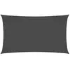 vidaXL Voile de parasol tissu oxford rectangulaire 2x4,5 m anthracite