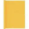vidaXL Écran de balcon Jaune 120x600 cm Tissu Oxford