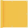 vidaXL Écran de balcon Jaune 90x600 cm Tissu Oxford